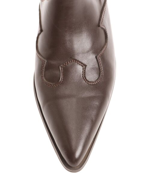 CALNAMUR（カルナムール）の「ショートウエスタンブーツ（ブーツ・レディース・ブラック/ブラウン・SMALL/MEDIUM/LARGE）」の5枚目の写真