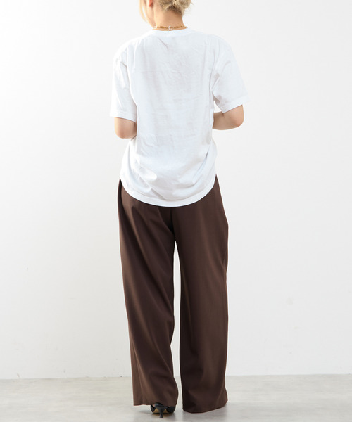 SOFFITTO(ソフィット)の「≪高機能素材≫ワイドパンツ(その他パンツ・レディース・グレイッシュベージュ/ブラウン・M)」の22枚目の写真