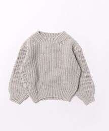 Mag.（マグ）の「【Quincy Mae】CHUNKY KNIT SWEATER || FOG（その他ベビーウェア）」