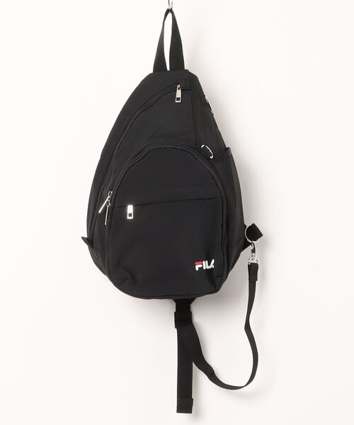FILA(フィラ)の「FILA(フィラ)撥水ボディバッグバッグ/ワンショルダー/多ポケット(ボディバッグ/ウエストポーチ・メンズ・グレー/ブラック・FREE)」の6枚目の写真