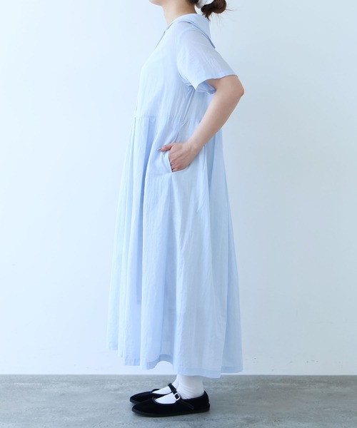 bulle de savon(ビュルデサボン)の「80アキハボイル セーラーワンピース(ワンピース・レディース・サックスブルー/レッド/ホワイト/チャコールグレー・FREE)」の5枚目の写真