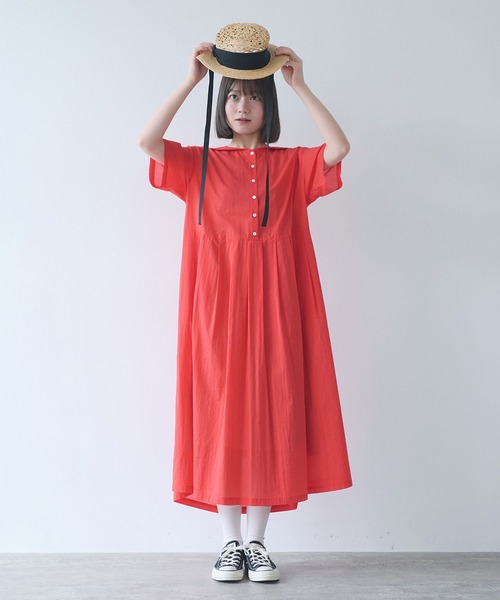 bulle de savon(ビュルデサボン)の「80アキハボイル セーラーワンピース(ワンピース・レディース・サックスブルー/レッド/ホワイト/チャコールグレー・FREE)」の18枚目の写真