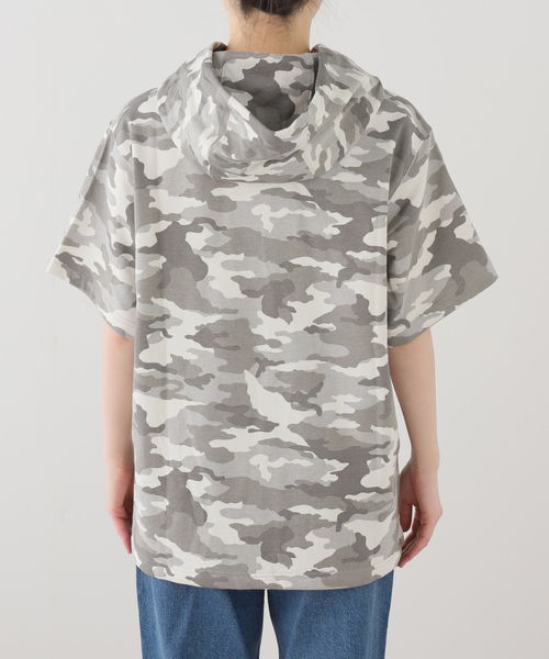 WEBHOUSE（ウェブハウス）の「【Geek Office / ギークオフィス】WEBHOUSE / Twister Button Hood Tee（Tシャツ/カットソー・レディース・その他・FREE）」の2枚目の写真