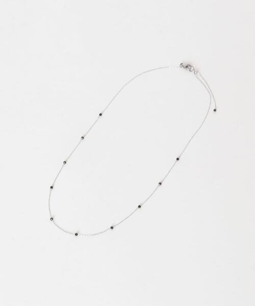 URBAN RESEARCH DOORS(アーバンリサーチドアーズ)の「天然石ステーションネックレス(ネックレス・レディース・ブルー系その他/ブラック・ONE)」の3枚目の写真