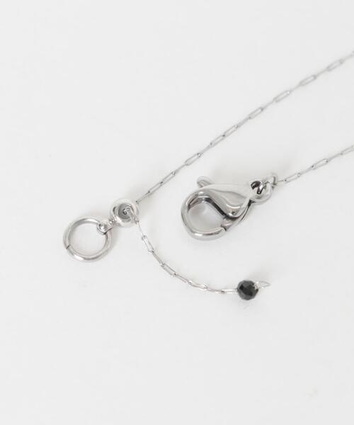 URBAN RESEARCH DOORS(アーバンリサーチドアーズ)の「天然石ステーションネックレス(ネックレス・レディース・ブルー系その他/ブラック・ONE)」の6枚目の写真