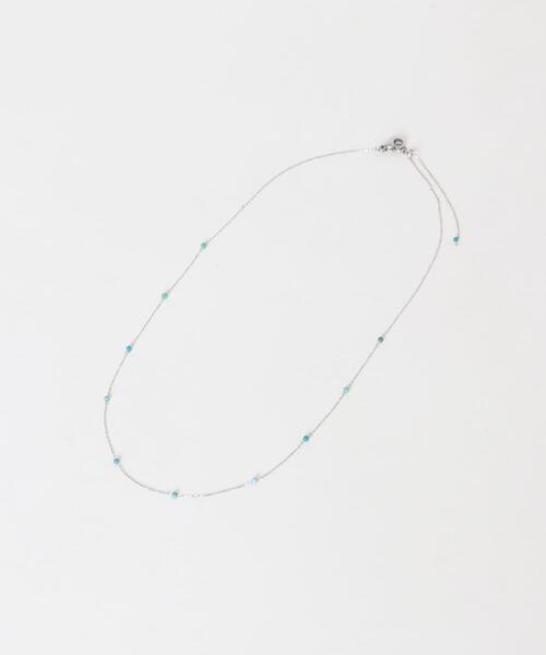 URBAN RESEARCH DOORS(アーバンリサーチドアーズ)の「天然石ステーションネックレス(ネックレス・レディース・ブルー系その他/ブラック・ONE)」の7枚目の写真