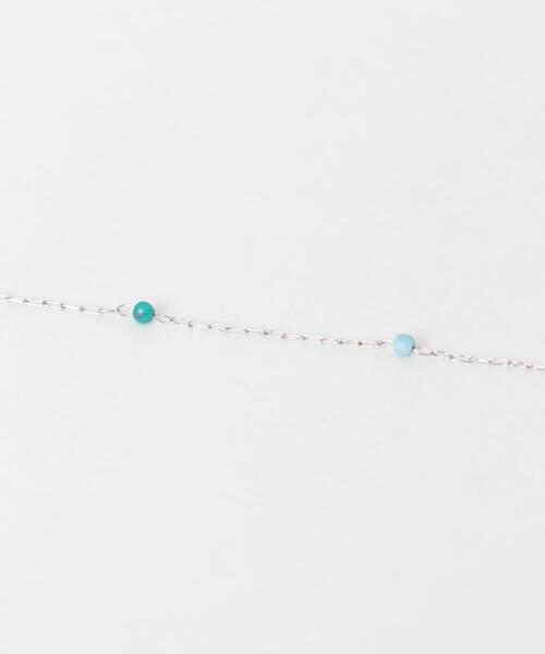URBAN RESEARCH DOORS(アーバンリサーチドアーズ)の「天然石ステーションネックレス(ネックレス・レディース・ブルー系その他/ブラック・ONE)」の8枚目の写真