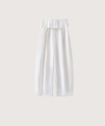 LA POMME petit（ラポミ・プチ）の「Layered Wrap Skirt Wide Pants（その他パンツ）」