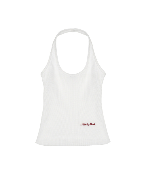 NICK&NICOLE(ニックアンドニコール)の「HALTER NECK TOP_IVORY(Tシャツ/カットソー・レディース・その他・FREE)」の4枚目の写真