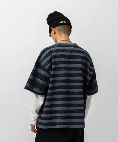 UNION(UNION TOKYO)(ユニオン)の「UNION TOKYO MCDANIEL SS TEE ユニオントーキョー Tシャツ(Tシャツ/カットソー・メンズ・ブラック/ベージュ・XL/L/M/S)」の1枚目の写真