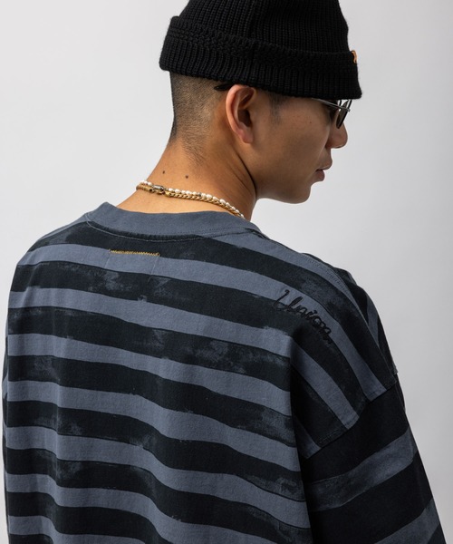 UNION(UNION TOKYO)(ユニオン)の「UNION TOKYO MCDANIEL SS TEE ユニオントーキョー Tシャツ(Tシャツ/カットソー・メンズ・ブラック/ベージュ・XL/L/M/S)」の7枚目の写真