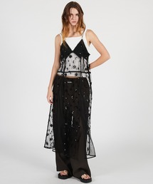 PRANK PROJECT | 【2026Summer Pre-Order】シアービジューキャミドレス / Sheer Beaded Cami Dress(ワンピース)