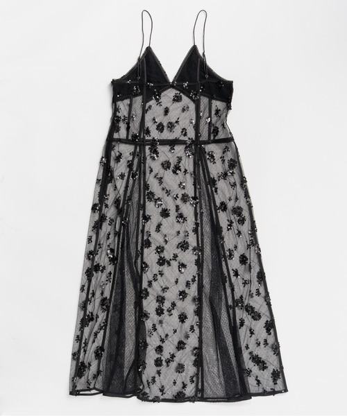 PRANK PROJECT(プランクプロジェクト)の「【2026Summer Pre-Order】シアービジューキャミドレス / Sheer Beaded Cami Dress(ワンピース・レディース・ホワイト/ブラック・FREE)」の13枚目の写真