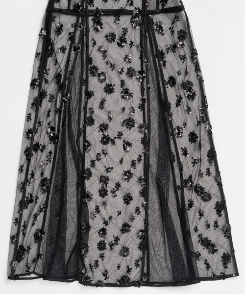 PRANK PROJECT(プランクプロジェクト)の「【2026Summer Pre-Order】シアービジューキャミドレス / Sheer Beaded Cami Dress(ワンピース・レディース・ホワイト/ブラック・FREE)」の18枚目の写真