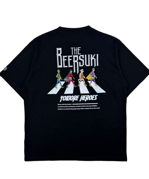 CORPUS SELECT(コーパストーキョー)の「【YOIDORE/酔いどれ】ザ・ビールスキ TEE(Tシャツ/カットソー・メンズ・ホワイト/グリーン/ブラック・S/M/L/XL)」の6枚目の写真