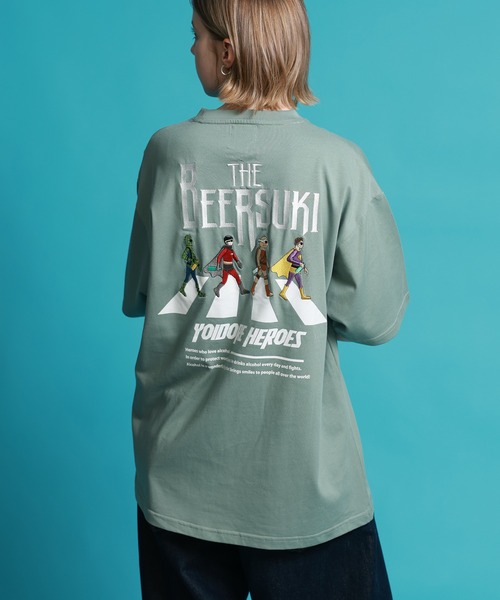 CORPUS SELECT(コーパストーキョー)の「【YOIDORE/酔いどれ】ザ・ビールスキ TEE(Tシャツ/カットソー・メンズ・ホワイト/グリーン/ブラック・S/M/L/XL)」の21枚目の写真