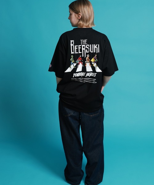 CORPUS SELECT(コーパストーキョー)の「【YOIDORE/酔いどれ】ザ・ビールスキ TEE(Tシャツ/カットソー・メンズ・ホワイト/グリーン/ブラック・S/M/L/XL)」の17枚目の写真