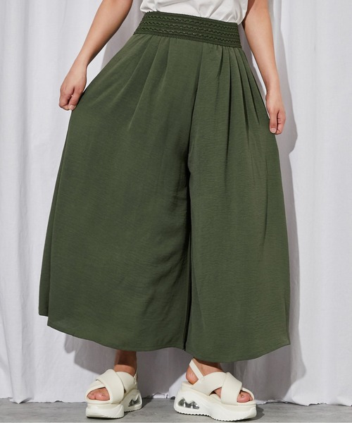 GORGE(ゴージ)の「《ウエストシャーリング》ワイドパンツ/カジュアル/春夏秋/全3色(その他パンツ・レディース・ブラウン/カーキ/ブラック・F)」の13枚目の写真