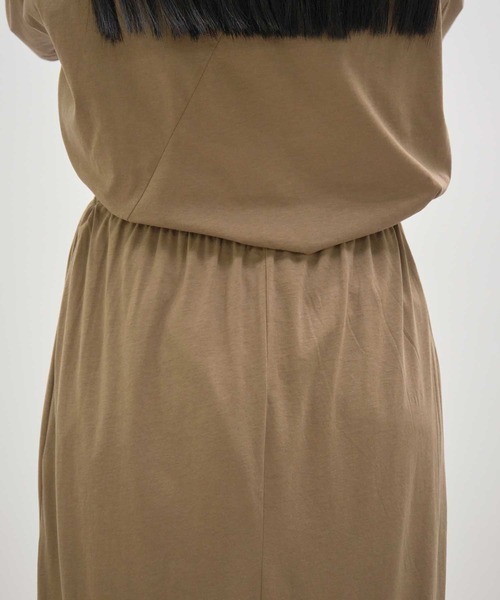 INSCRIRE(アンスクリア)の「【INSCRIRE/アンスクリア】Light Jersey Long Skirt/ライトジャージーロングスカート(デニムパンツ・レディース・モカ/チャコールグレー・36/38)」の15枚目の写真
