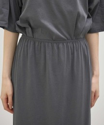 INSCRIRE（アンスクリア）の「【INSCRIRE/アンスクリア】Light Jersey Long Skirt/ライトジャージーロングスカート（デニムパンツ）」