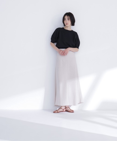 NATURAL BEAUTY BASIC(ナチュラルビューティーベーシック)の「ユースフルフォルムニット(ニット/セーター・レディース・オレンジ系その他/ブルー/オフホワイト/ブラック・フリ-)」の15枚目の写真