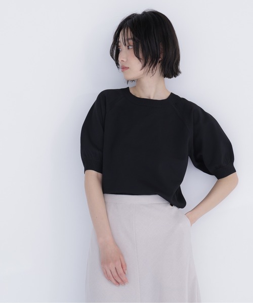NATURAL BEAUTY BASIC(ナチュラルビューティーベーシック)の「ユースフルフォルムニット(ニット/セーター・レディース・オレンジ系その他/ブルー/オフホワイト/ブラック・フリ-)」の18枚目の写真