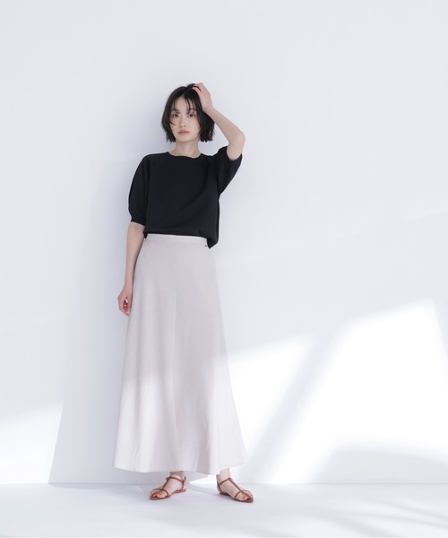 NATURAL BEAUTY BASIC(ナチュラルビューティーベーシック)の「ユースフルフォルムニット(ニット/セーター・レディース・オレンジ系その他/ブルー/オフホワイト/ブラック・フリ-)」の19枚目の写真