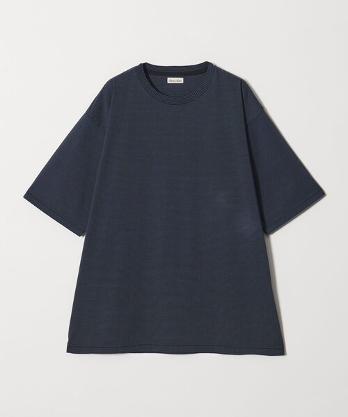 Steven Alan(スティーブンアラン)の「<Steven Alan> サイロ ボーダー クルーネック Tシャツ(Tシャツ/カットソー・メンズ・ダークブラウン/ブラック/オフホワイト・XL/L/M/S)」の1枚目の写真