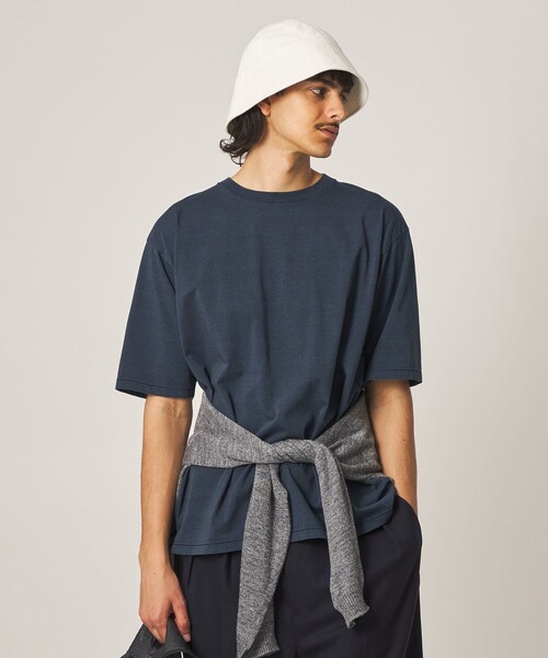 Steven Alan(スティーブンアラン)の「<Steven Alan> サイロ ボーダー クルーネック Tシャツ(Tシャツ/カットソー・メンズ・ダークブラウン/ブラック/オフホワイト・XL/L/M/S)」の5枚目の写真