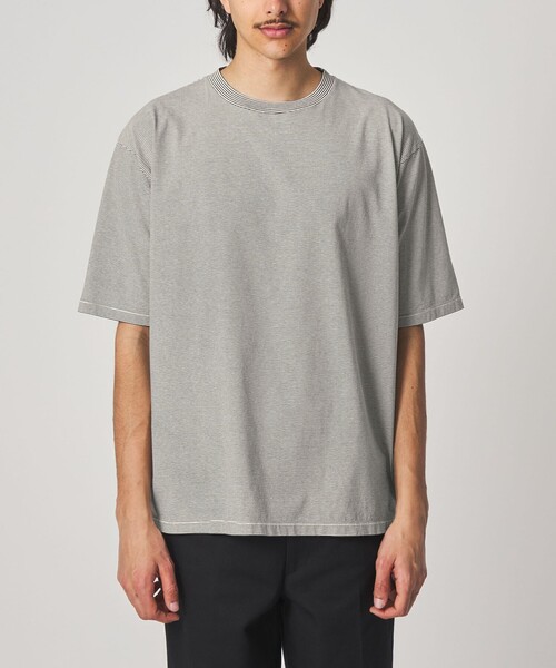 Steven Alan(スティーブンアラン)の「<Steven Alan> サイロ ボーダー クルーネック Tシャツ(Tシャツ/カットソー・メンズ・ダークブラウン/ブラック/オフホワイト・XL/L/M/S)」の17枚目の写真