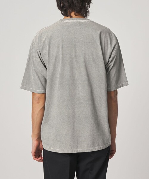 Steven Alan(スティーブンアラン)の「<Steven Alan> サイロ ボーダー クルーネック Tシャツ(Tシャツ/カットソー・メンズ・ダークブラウン/ブラック/オフホワイト・XL/L/M/S)」の19枚目の写真
