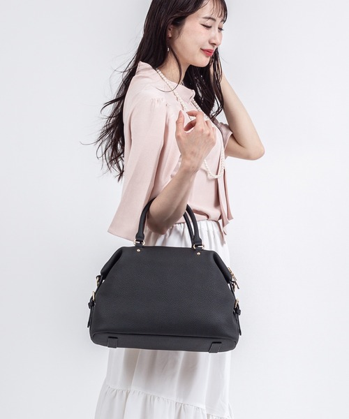 Rivel（リヴェル）の「【Maison de Z】本革　2WAY レザーハンドバッグ　ショルダーバッグ（ショルダーバッグ・レディース・ブラック/ブラウン・FREE）」の22枚目の写真