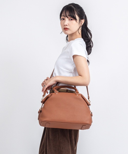 Rivel（リヴェル）の「【Maison de Z】本革　2WAY レザーハンドバッグ　ショルダーバッグ（ショルダーバッグ・レディース・ブラック/ブラウン・FREE）」の19枚目の写真