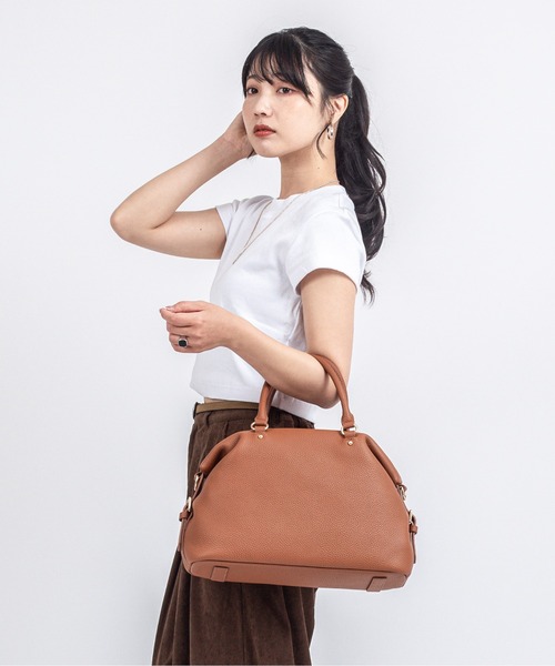 Rivel（リヴェル）の「【Maison de Z】本革　2WAY レザーハンドバッグ　ショルダーバッグ（ショルダーバッグ・レディース・ブラック/ブラウン・FREE）」の20枚目の写真