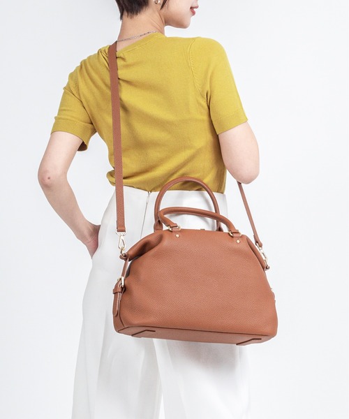 Rivel（リヴェル）の「【Maison de Z】本革　2WAY レザーハンドバッグ　ショルダーバッグ（ショルダーバッグ・レディース・ブラック/ブラウン・FREE）」の10枚目の写真