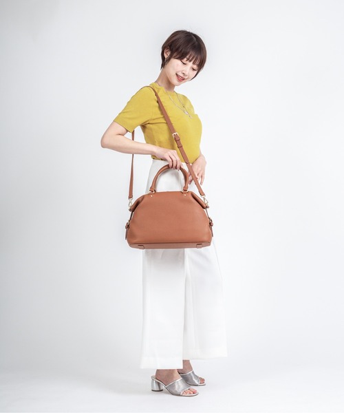Rivel（リヴェル）の「【Maison de Z】本革　2WAY レザーハンドバッグ　ショルダーバッグ（ショルダーバッグ・レディース・ブラック/ブラウン・FREE）」の9枚目の写真