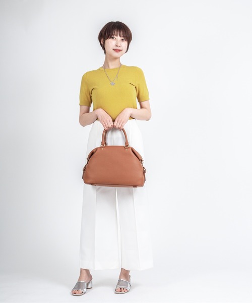 Rivel（リヴェル）の「【Maison de Z】本革　2WAY レザーハンドバッグ　ショルダーバッグ（ショルダーバッグ・レディース・ブラック/ブラウン・FREE）」の8枚目の写真