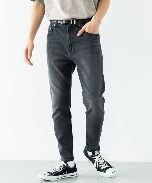 CRAFT STANDARD BOUTIQUE(クラフトスタンダードブティック)の「スリムフィットパンツ(その他パンツ・メンズ・ブラック/グレー・L/M)」の3枚目の写真