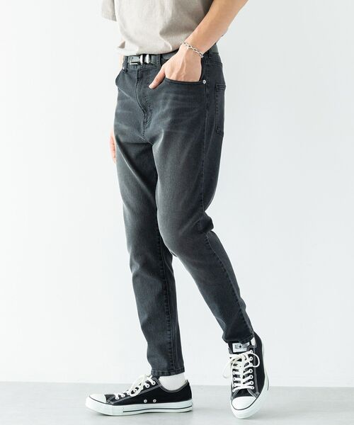 CRAFT STANDARD BOUTIQUE(クラフトスタンダードブティック)の「スリムフィットパンツ(その他パンツ・メンズ・ブラック/グレー・L/M)」の4枚目の写真