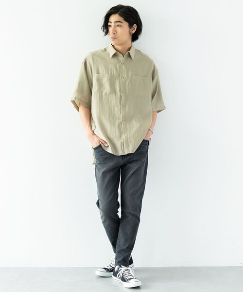 CRAFT STANDARD BOUTIQUE(クラフトスタンダードブティック)の「スリムフィットパンツ(その他パンツ・メンズ・ブラック/グレー・L/M)」の7枚目の写真