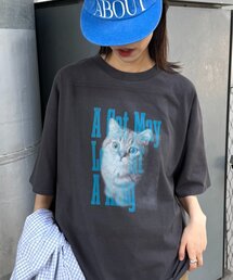 CIAOPANIC TYPY | 【UNISEX】【プラスサイズあり】DOG＆CATアソートロゴプリントTee(Tシャツ/カットソー)