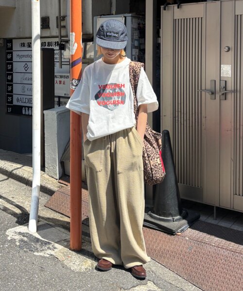 CIAOPANIC TYPY（チャオパニックティピー）の「【UNISEX】【プラスサイズあり】DOG＆CATアソートロゴプリントTee（Tシャツ/カットソー・レディース・ホワイト/ブルー/チャコールグレー/グレー・XX-LARGE/LARGE/MEDIUM）」の16枚目の写真