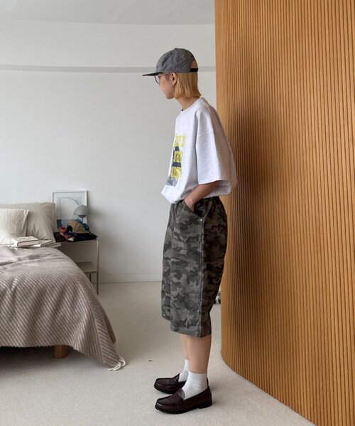 CIAOPANIC TYPY（チャオパニックティピー）の「【UNISEX】【プラスサイズあり】DOG＆CATアソートロゴプリントTee（Tシャツ/カットソー・レディース・ホワイト/ブルー/チャコールグレー/グレー・XX-LARGE/LARGE/MEDIUM）」の20枚目の写真