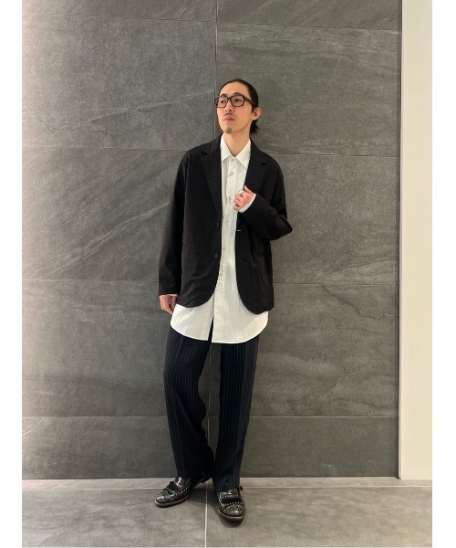 COLUMN（コラム）の「COLUMN / サテン イージートラウザーズ＜THE COLUMN＞（スラックス・メンズ・ダークネイビー/ネイビー・LARGE/MEDIUM）」の10枚目の写真