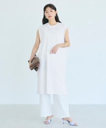 ノースリーブカットワンピース