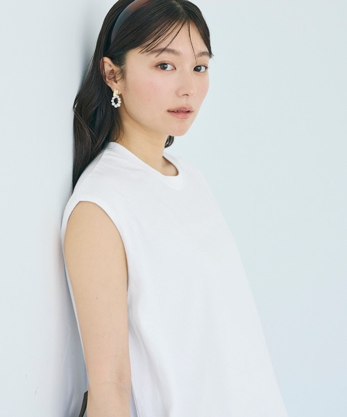 coca(coca)(コカ)の「ノースリーブカットワンピース(ワンピース・レディース・ブルー/ホワイト/ブラック/レッド・L/M/S/XL)」の16枚目の写真