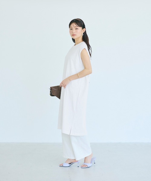coca(coca)(コカ)の「ノースリーブカットワンピース(ワンピース・レディース・ブルー/ホワイト/ブラック/レッド・L/M/S/XL)」の18枚目の写真