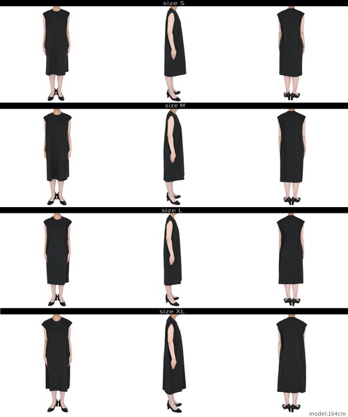 coca(coca)(コカ)の「ノースリーブカットワンピース(ワンピース・レディース・ブルー/ホワイト/ブラック/レッド・L/M/S/XL)」の20枚目の写真