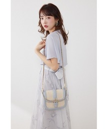 rienda | ベルトディティールバッグ　春服　夏服(ショルダーバッグ)