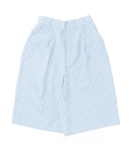 W:Huku(フーク)の「チェック サッカー スラックス バミューダ ハーフパンツ / 短パン / Checkered Slacks Shorts(その他パンツ・レディース・グレー/ブルー/アイボリー・FREE)」の13枚目の写真